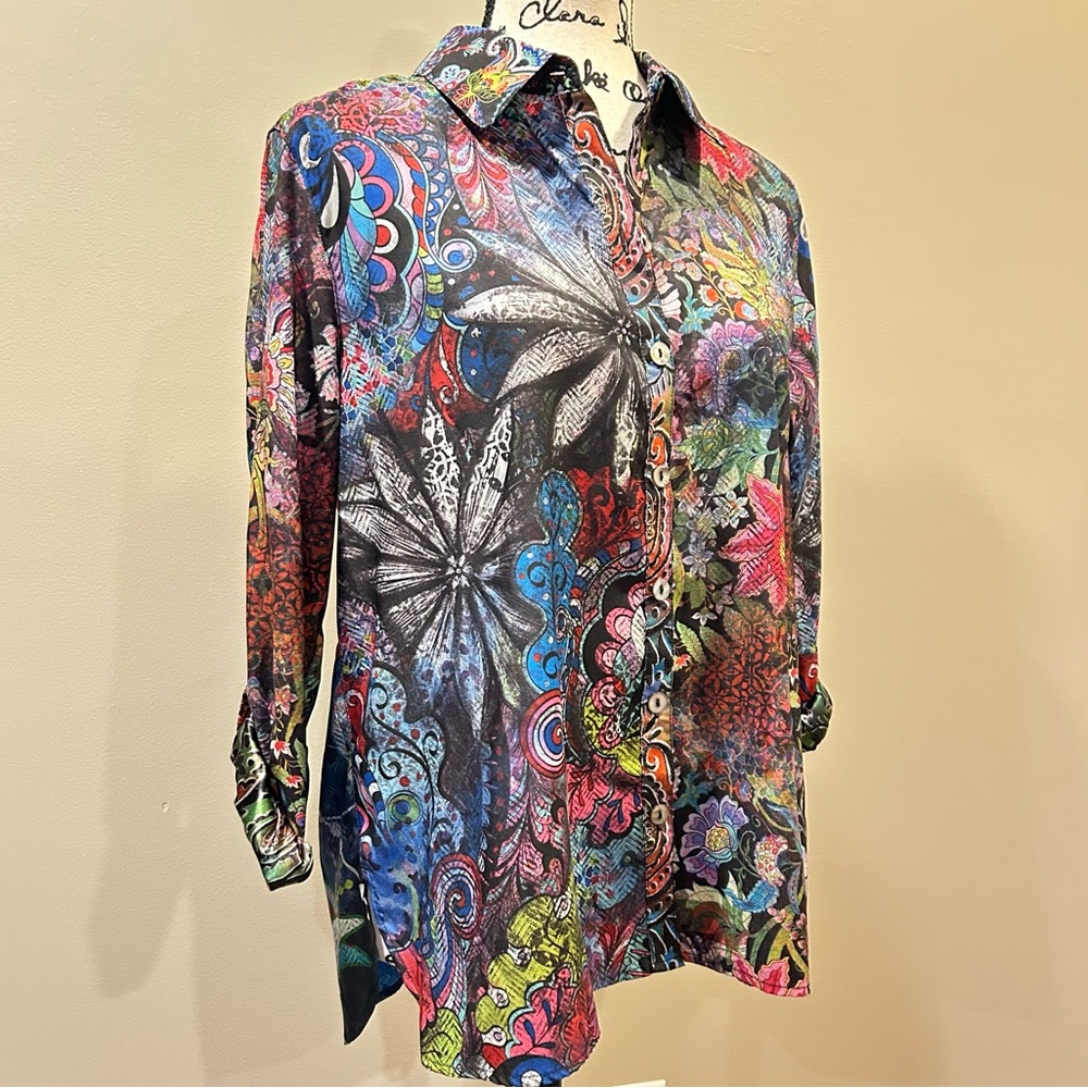 John Mark Patchwork Putting On The Ritz Button Do… - image 2